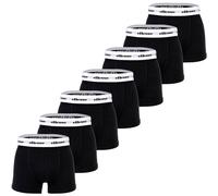 ellesse Herren Boxer Shorts, 7er Pack - Scopello 7 Pack Boxer Shorts, Logo, Cotton Stretch Schwarz S