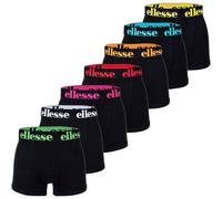ellesse Herren Boxer Shorts, 7er Pack - Yema 7 Logo, Cotton Stretch, mehrfarbig, 6XL Schwarz/ Multi2