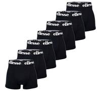 ellesse Herren Boxer Shorts, 7er Pack - Yema 7 Pack Boxer Shorts, Logo, Cotton Stretch Schwarz XL