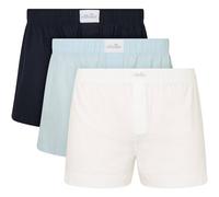 Boxershorts ELLESSE "Web-Boxershorts LABOTTE BOXER SHORT 3P 3er Pack", Herren, Gr. XXL, bunt (schwarz, weiß, blau), Obermaterial: 100% Baumwolle CO., Unterhosen (59672816-XXL) schwarz, weiß, blau
