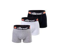 ellesse Grillo Fashion 3P Boxer Herren Trunk Shorts Unterwäsche SBMA2207, Farbe:Black / Grey / White, Bekleidungsgröße:XXL