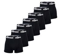 ellesse Herren Boxer Shorts, 7er Pack - Yema 7 Logo, Cotton Stretch, schwarz, 5XL Schwarz