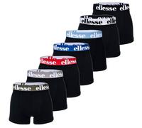 ellesse Herren Boxer Shorts, 7er Pack - Yema 7 Logo, Cotton Stretch, mehrfarbig, 3XL Schwarz/ Blau/ Rot/ Grau