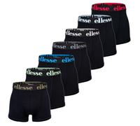 ellesse Herren Boxer Shorts, 7er Pack - Yema 7 Logo, Cotton Stretch, mehrfarbig, S Schwarz/ Bunt