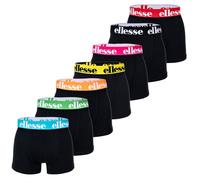 ellesse Herren Boxer Shorts, 7er Pack - Yema 7 Logo, Cotton Stretch, mehrfarbig, 4XL Schwarz/ Multi