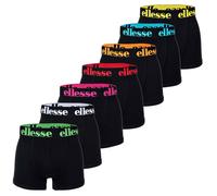 ellesse Herren Boxer Shorts, 7er Pack - Yema 7 Logo, Cotton Stretch, mehrfarbig, S Schwarz/ Multi2