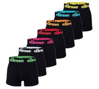 ellesse Herren Boxer Shorts, 7er Pack - Yema 7 Logo, Cotton Stretch, mehrfarbig, S Schwarz/ Multi2