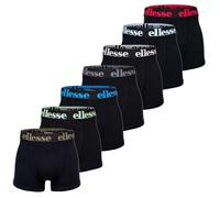 ellesse Herren Boxer Shorts, 7er Pack - Yema 7 Pack Boxer Shorts, Logo, Cotton Stretch Schwarz/Bunt 6XL