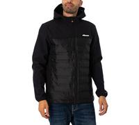Steppjacke ELLESSE "JELLICO FZ JACKET" Gr. M, schwarz (black) Herren Jacken (44595736-M) black