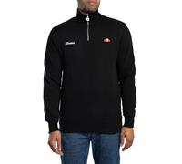 Ellesse Herren Pelegrini Sweatshirt Mit 1/4-Reißverschluss, Black, XXL