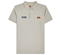 ellesse Herren Polo-Shirt MONTURA - Pique, Kurzarm, Flachstrick-Kragen, Logo Grau M