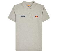 ellesse Herren Polo-Shirt MONTURA - Pique, Kurzarm, Flachstrick-Kragen, Logo Grau M