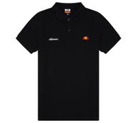 ellesse Herren Polo-Shirt MONTURA - Pique, Kurzarm, Flachstrick-Kragen, Logo Schwarz S