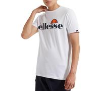 Ellesse Herren T-Shirt SL Prado SHC07405 Weiß Kurzarm Rundhals Logo-Print Größe M