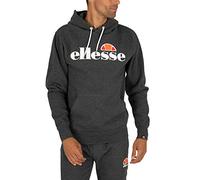 Ellesse Small Logo Gottero Herren Hoodie schwarz meliert Gr. XS