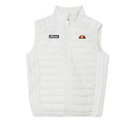ellesse Herren Stepp-Weste BARDY - Gilet, ärmellos, Stehkragen, Reißverschluss Weiß S