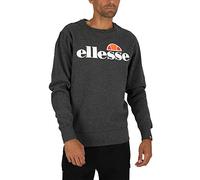 ellesse Herren Sweatshirt, Baumwolle, Dark Grey Marl, XS