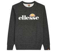 ellesse Herren Sweatshirt SUCCISO - Sweater, Rundhals, Langarm, Logo-Print Dunkelgrau M