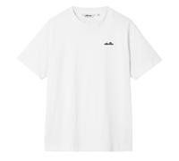 ellesse Herren T-Shirt - ACCIANO CLASSIC TEE, Kurzarm, Rundhals, Logo, Baumwolle, einfarbig Weiß / M M Weiß