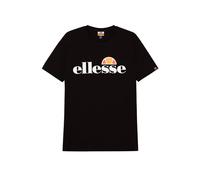 Ellesse Herren T-Shirt SL PRADO TEE – Kurzarm, Rundhals, 100% Baumwolle – Schwarz S