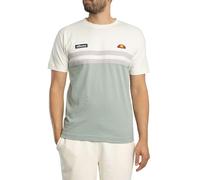 ellesse T-Shirt mit Label-Stitchings und Rundhalsausschnitt in Mittelgrau, Größe XL