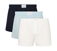 ellesse Herren Web-Boxershorts, 3er Pack - LABOTTE BOXER SHORT, Logobund, Baumwolle Schwarz/Weiß/Blau M