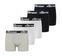 ellesse Jungen Boxershorts, 5er Pack - EMARIO, Fashion Trunk, einfarbig Schwarz/Orange/Blau / 128/134 128/134 Mehrfarbig