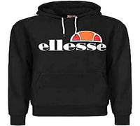 Ellesse Mens SL Gottero OH Hoody Sweatshirt, Black, SML