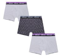 Ellesse - "Muxel788" Boxershorts für Herren (3er-Pack) (Grau/Schwarz/Violett) L