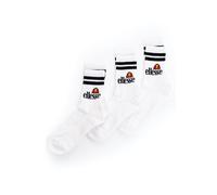 Ellesse - Pullo 3 Pack White - Socken - Weiß - S/M - 61% Baumwolle, 21% Polyester, 16% Nylon, 2% Elastan Weiß S/M