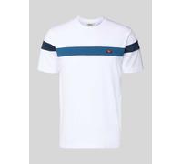 Ellesse Regular Fit T-Shirt mit Logo-Detail Modell 'Caserio' in Weiss, Größe XL