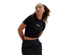 Ellesse Sierran Women Crop T-Shirt (DE/NL/SE/PL, Alphanumerisch, S, Regular, Regular, Black)