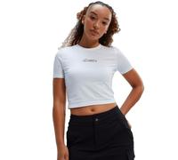 Ellesse Sierran Women Crop T-Shirt (DE/NL/SE/PL, Alphanumerisch, S, Regular, Regular, White)