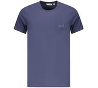Ellesse Small Logo - T-Shirt für Herren, 100 % Baumwolle, inspiriert vom Tennis - gestickte Grafik - Kragen aus Rib - Reg Passform, blau, XL