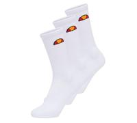 Ellesse Tisbi 3 Pack Crew Socks - White (40-43)