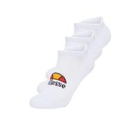Ellesse Unisex Rebi 3er Pack Trainer Liner Socken, weiß, 4-8