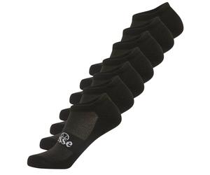 ellesse Unisex Sneaker Socken ARADO, 7 Paar - Trainer Liner, Logo 36-38 Schwarz