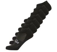 ellesse Unisex Sneaker Socken ARADO, 7 Paar - Trainer Liner, Logo Schwarz 36-38