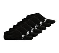 ellesse Unisex Sneaker Socken FRIMO, 6 Paar - No Show Socks, Sport, Logo Schwarz 43-46,5