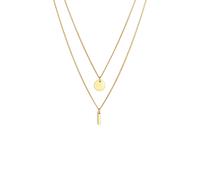 Elli 2-lagig Layer Kreis Stab Geo 925 Silber 45 Damen