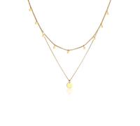 Elli Halskette 2er Set Choker Layer Plättchen Geo 925 Silber Home & Lifestyle Kette Produkte (1.0 st)