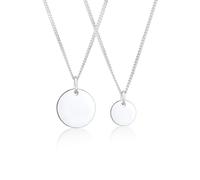 Elli Halskette 2er Set Plättchen Coin Mutter Tochter 925 Silber Home & Lifestyle Kette Produkte (1.0 st)