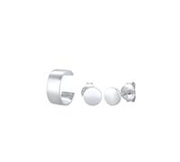 Elli 2er Set Single Earcuff Trend Blogger 925 Silber silberfarben Damen