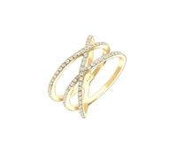 Elli 925 Sterling Silber Zirkonia Wickelring 54 Damen