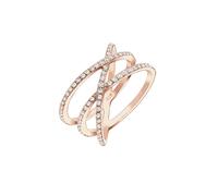 Elli 925 Sterling Silber Zirkonia Wickelring 56 Damen
