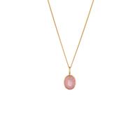 Elli Anhänger Quarz Rosé 925 Sterling Silber goldfarben Damen