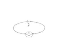 Elli Armband »Anker Plättchen Geo Trend 925 Silber«, silberfarben