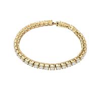 Elli Armbänder - Armband Tennisarmband Trend Zirkonia Kristalle 925 - Gr. 20 CM - in Gold - für Damen