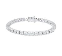 Elli Armbänder - Armband Tennisarmband Trend Zirkonia Kristalle 925 - Gr. 20 CM - in Silber - für Damen