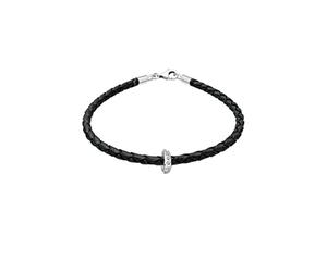 Elli Armband Damen 925 Silber Perlenarmband mit Herz Schmuck Geschenke für Frauen Freundin Frau Mädchen Mama, Herzarmband Kristall Länge 16 cm, Breite 6 mm